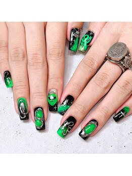 リグネイルスタジオ(Lig nail studio)/宇宙人ネイル