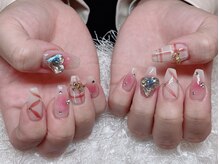 レアネイル 新宿(le'a nail)/クリスマスゴージャスネイル