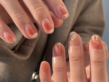 アシンメトリーネイル。