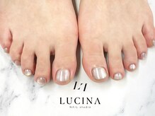ネイルスタジオ ルキナ(LUCINA)/c-270 うるつやフットネイル