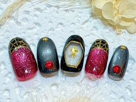 ハロウィンネイル