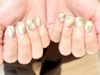 ツインネイル 名古屋駅店(twin.nail)/カフェラテネイル