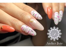 アトリエ ジョワ(Atelier Joie)/ツイードネイルデザイン