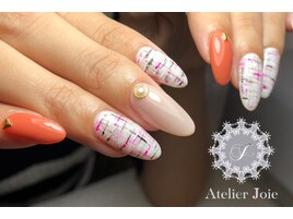 ツイードネイルデザイン