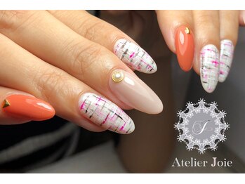 ツイードネイルデザイン