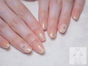 オトナネイル(otona nail)/たらしこみフラワーネイル