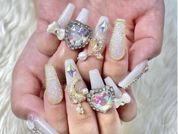 マイネイル 池袋西口(My Nail)/パーツ盛り盛りネイル☆