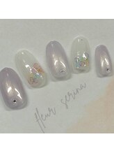 ふるーる/パープル×ホワイト