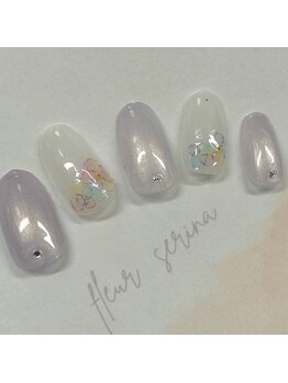 ふるーる/パープル×ホワイト