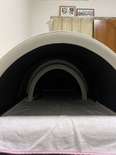 あるま/ドームサウナの中