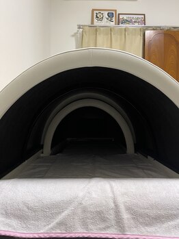 あるま/ドームサウナの中