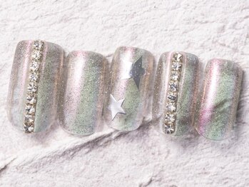 ジェミーネイル エビス(Jemiy nail ebisu)/y2kミラーラメネイル10240yen