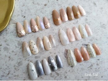 リンドゥネイル(Rindu Nail)/12月新作　定額キレイ系