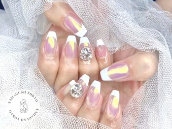 ネイルズガッシュ 蒲田西口店(NAILsGUSH)の写真/≪洗練されたシンプル可愛いデザインがいっぱい≫シンプルだけど存在感があるデザインで指先を彩る♪