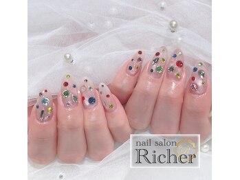 エスフィーネイルサロン リシェル(Esfy nailsalon Richer)/ストーンネイル