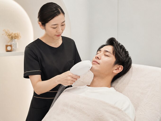 Maintenanceの男性ヒゲ脱毛施術