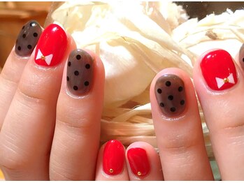 ネイルズ ララ(nails Lala)/ストッキングネイル。