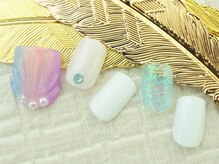 ネイルズガッシュ 大森駅前店(NAILs GUSH)/＊カラフル人魚の鱗＊