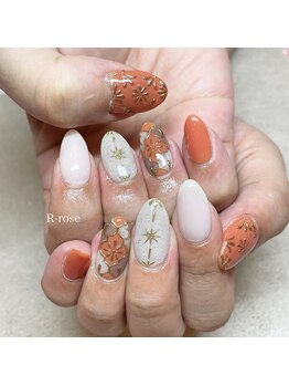 アールローズ(R-rose)/モロッカンネイル ¥9570