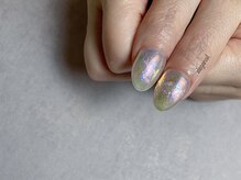 エレガネイル(elega nail)/オーロラ×シェルネイル