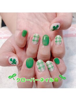 バニーアイズ 博多店(Bunny eyes)/クローバーネイル♪