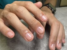 オムネイル 渋谷(HOMME NAIL)/クリアジェル ¥3.800