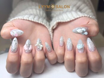 リームサロン 池袋店(LYYM SALON)/パステルリボンネイル