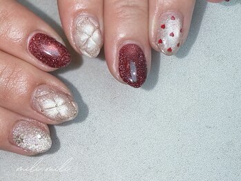 ミリ ミリ(mili mili)/キルティング×ハート