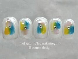夏カラー個性派ニュアンス