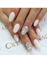 クリスタルネイル ボンベルタ橘店(CRYSTAL NAIL)/ストーン埋め尽くしネイル