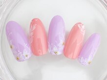 ネイルサロン あかねいろ/春フラワーネイル　卒業　入学