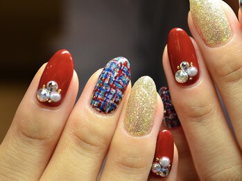 ネイルサロン プルミエール(Premiere)/ツイードネイル