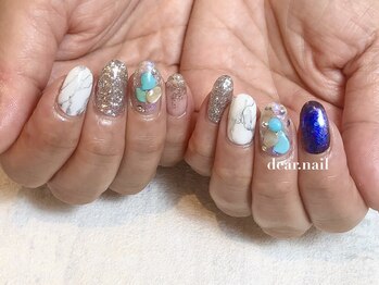 ディアネイル(dear.nail)/ターコイズ×シルバー☆