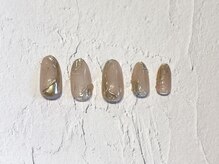 フレイムス アイラッシュ アンド ネイル(FRAMES)/ヌーディーピンク×アクセサリー