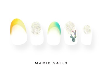 マリー ネイルズ いわきラトブ店(MARIE NAILS)/定額6600円税込　フレンチ0805b