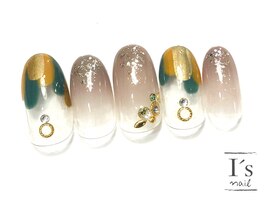 【ゴージャスジェルネイル♪】