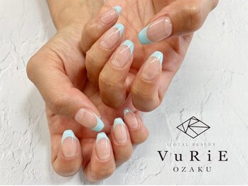 ヴリエ 小作店(VURIE)/シンプルフレンチネイル