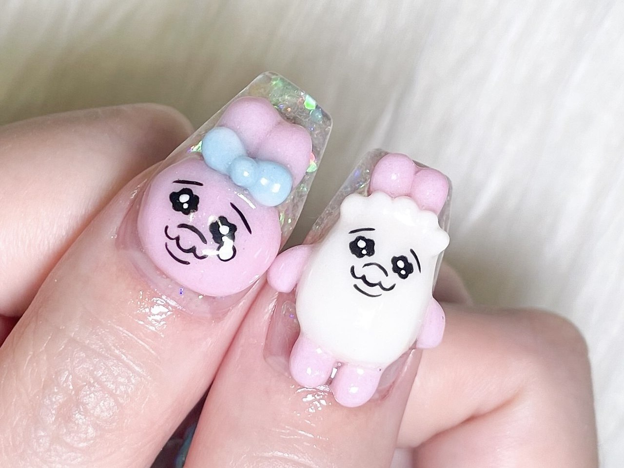 3dネイル 立体ネイル りす たまご うさたま うさぎ 【公式通販】