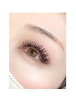 アイラッシュ ミーコ(Eyelash MEEK)の写真/しっかり濃さと長持ちを叶える！不動の人気【バインドロック】（写真はアッシュブラウン※6色ご用意）
