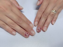 さくらんぼネイル