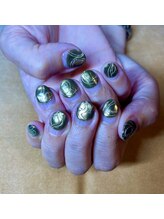 ブランシュ 藤沢(Blanche)/オーダーメイドネイル グリーン