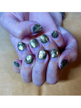 ブランシュ 藤沢(Blanche)/オーダーメイドネイル グリーン