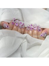 アン ジョーヌドラゴ/【自爪ネイル】キラキラホロ