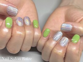 バカラネイル/メロンカラー