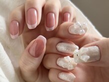 エムワイユーネイル(myu.nail)/アシンメトリーでオシャレ感.。