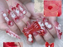 ベティネイル アイラッシュ(Betty Nail)/ビッグリボン☆推しネイル♪