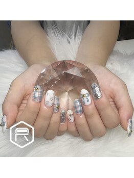 チェックネイル
