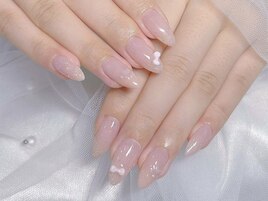 ワンカラー/夏 umi nail