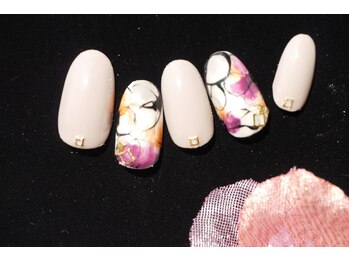 ネイルサロン ブリオン(Nail Salon Bullion)/ニュアンスフラワー