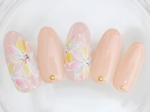 ネイルサロン あかねいろ/春フラワーネイル　卒業入学式